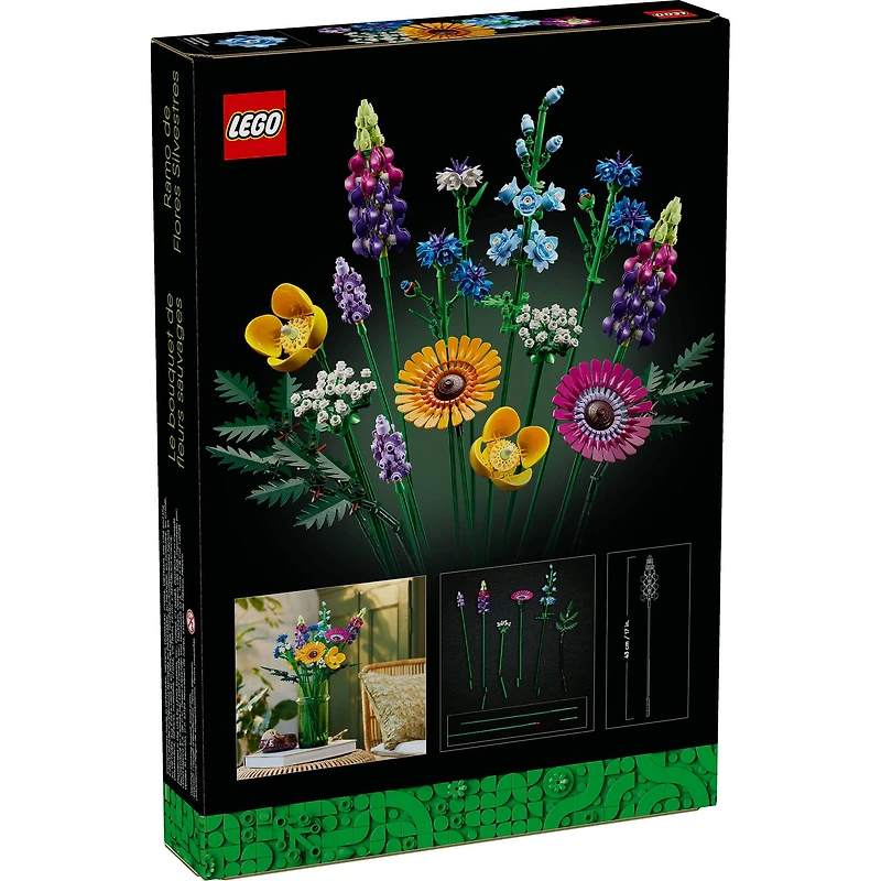LEGO® Botanicals Wildflower Bouquet 10313 Building Set (939 Pieces)