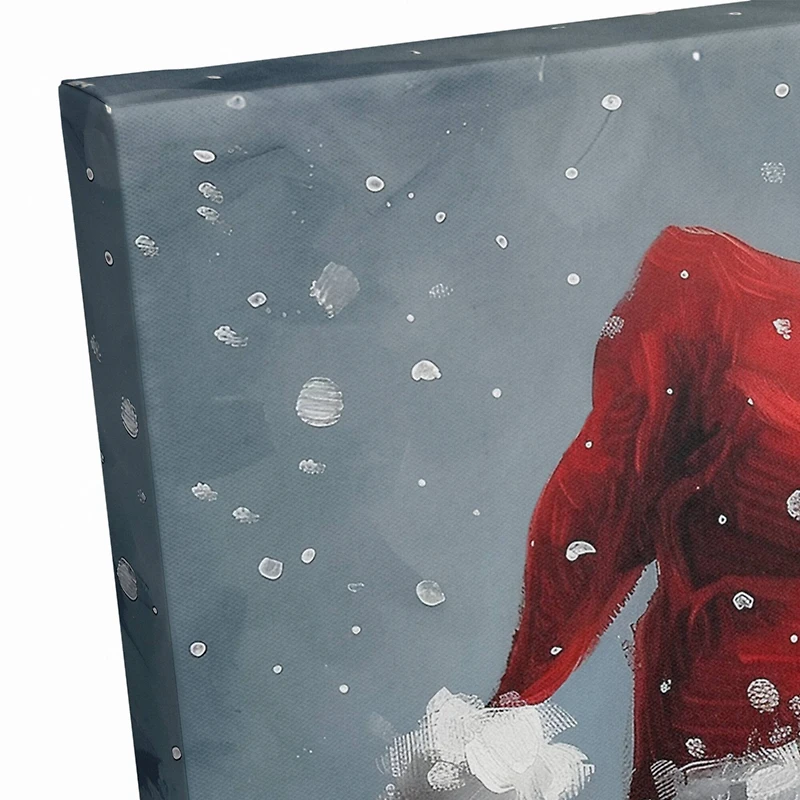 Gnome Santa 11" x 14" Canvas Wall Art