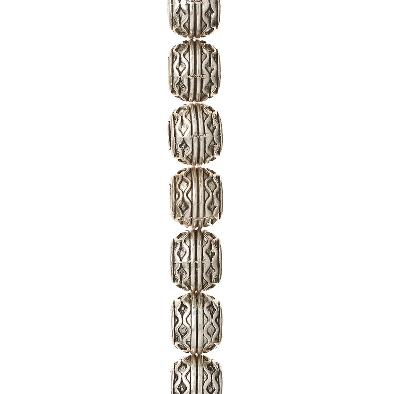 12 Pack: Silver Celtic Metal Rondelle Beads, 10mm by Bead Landing™