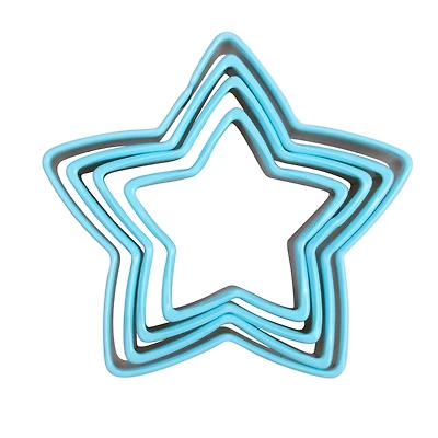 Stars Stainless Steel Nested Cookie Cutter Set by Celebrate It®