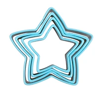 Stars Stainless Steel Nested Cookie Cutter Set by Celebrate It®