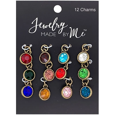 Jewelry Made By Me Birthstones Charms, 12ct.