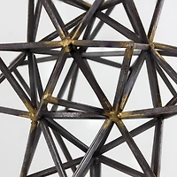 15" Rustic Metal Star Figurine on Stand