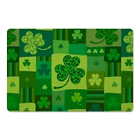 Clover Patchwork Pattern Floor Mat