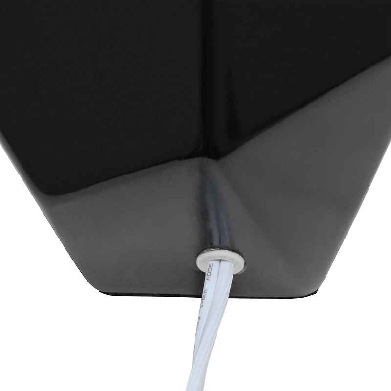 Simple Designs Round Prism Mini Table Lamp