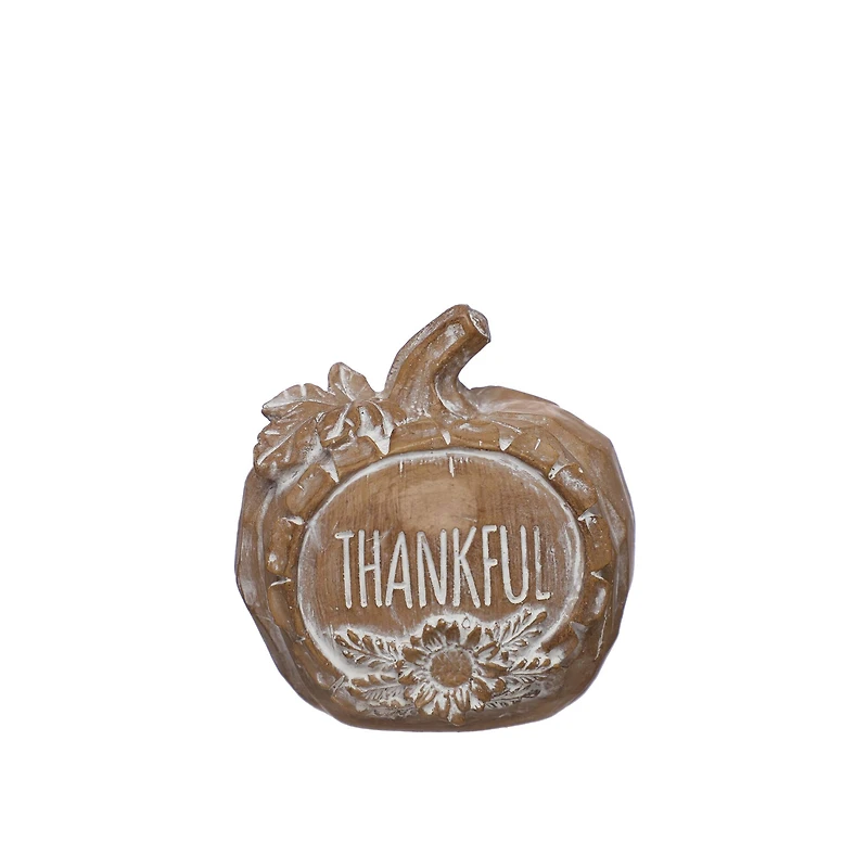 3.75" Thankful Pumpkin Tabletop Décor by Ashland®