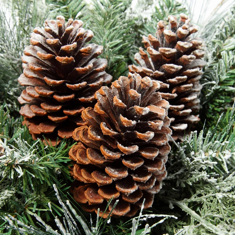 3ft. Pre-Lit Snowfall Creek Mailbox Swag