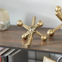 Aluminum Geometric Jacks Sculpture Set