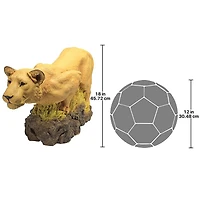 Design Toscano 18" Tall Lioness on the Prowl Statue