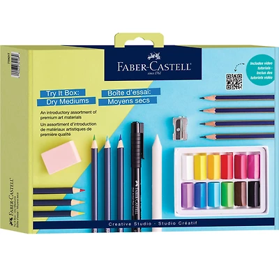 Faber-Castell® Creative Studio Dry Medium Try It Box
