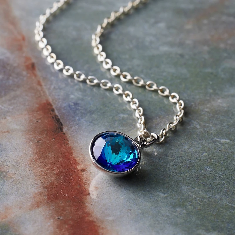 Blue Austrian Crystal Dome Charm by Bead Landing™