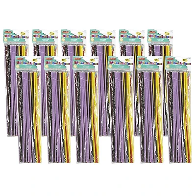 Charles Leonard Creative Arts™ Chenille Stems, 12 Packs of 100