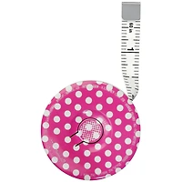 Prym® Love Pink with White Polka Dots 60" Spring Tape Measure