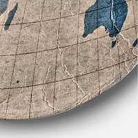 Designart - Ancient Map of The World I