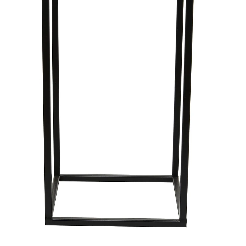 Light Gray Metal Modern Planter Set