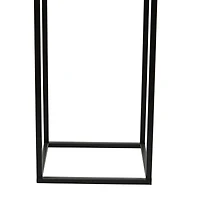 Light Gray Metal Modern Planter Set