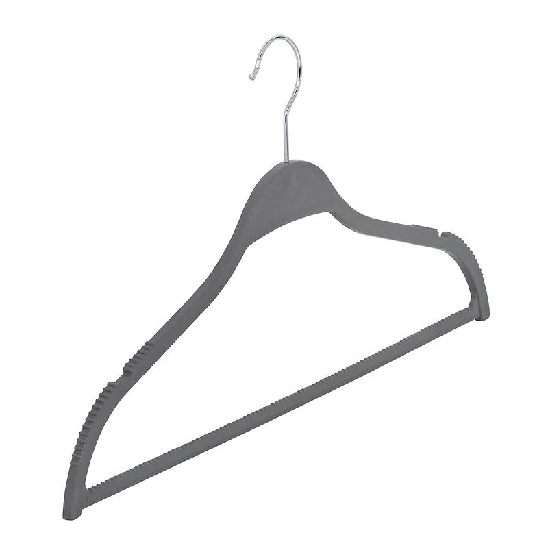 Honey Can Do Gray Natural Wheat Husk Slim Hangers, 25ct.