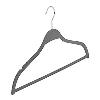 Honey Can Do Gray Natural Wheat Husk Slim Hangers, 25ct.