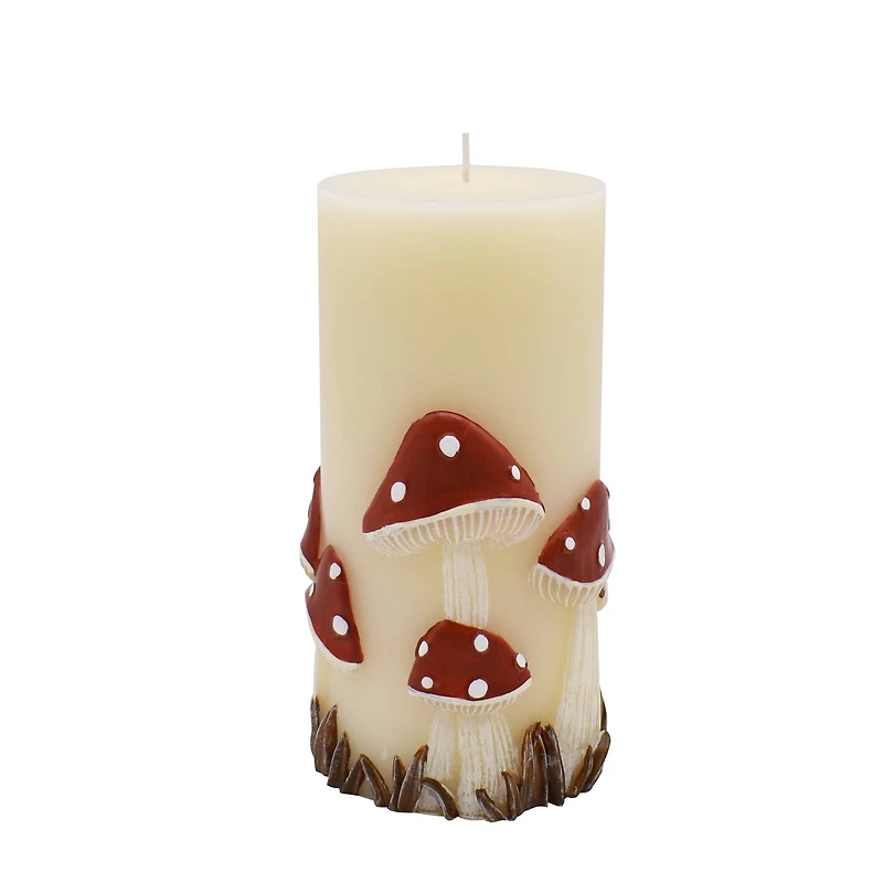3" x 6" Mushroom Pillar Candle by Ashland®