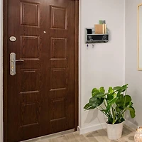 NEX™ Wall Mount Mail & Key Holder Organizer with Chalkboard Surface