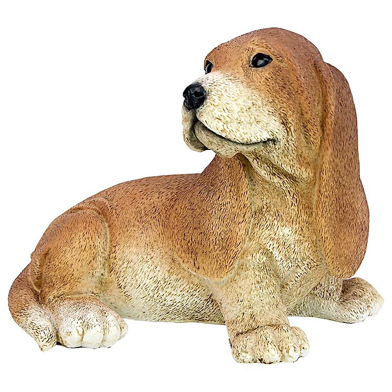 Design Toscano 9" Brown Basset Puppy Dog Statue