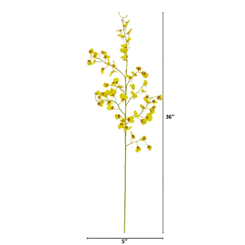 36'' Oncidium Artificial Flower Set, 4ct.