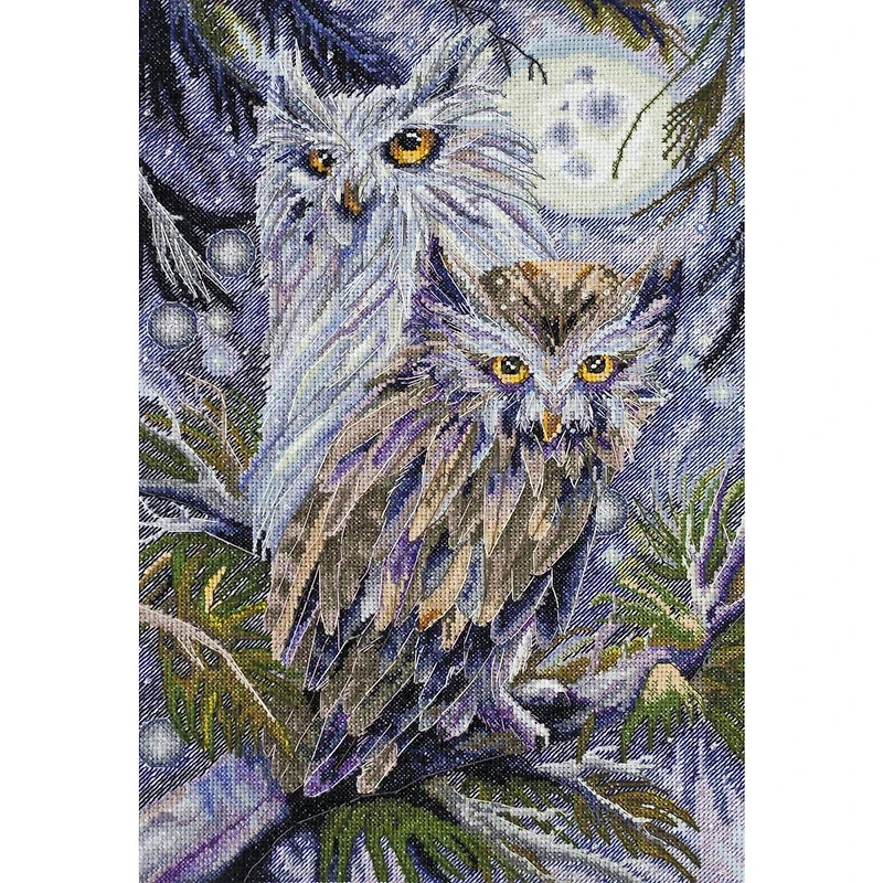 Abris Art Owls Counted Cross Stitch Kit