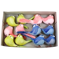 JAM Paper 5" Feather Chickadee Floral Accessories, 12ct.