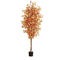 7ft. Autumn Ficus Artificial Fall Tree