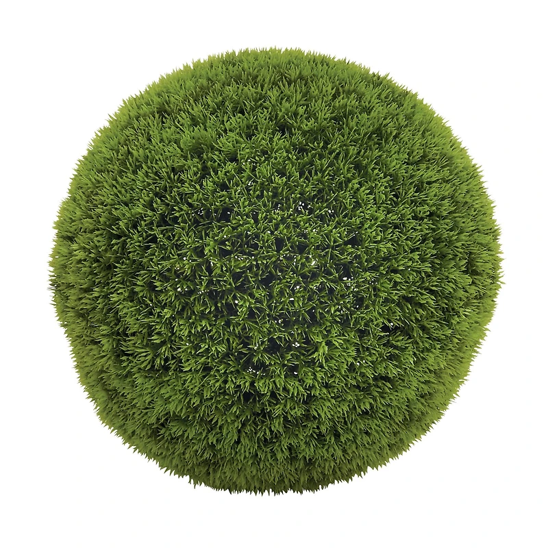 15" Vinyl Green Grass Topiary Ball