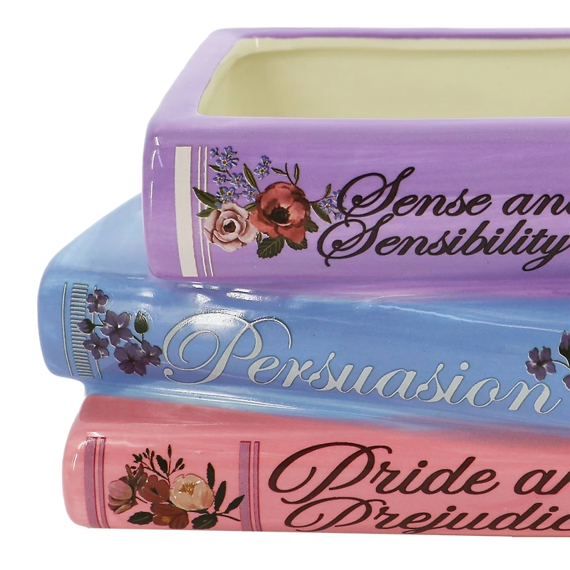 7.25" Ceramic Books Decorative Container by Ashland®