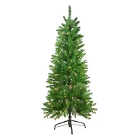 4.5ft. Pre-Lit White River Fir Artificial Christmas Tree, Clear Lights