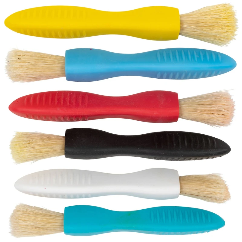 Ready2Learn™ Triangle Grip Paint Brushes, 2 Packs of 6