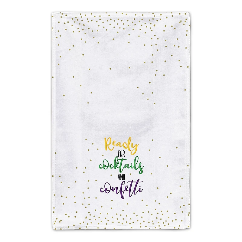 Cocktails & Confetti Mardi Gras Tea Towel Set