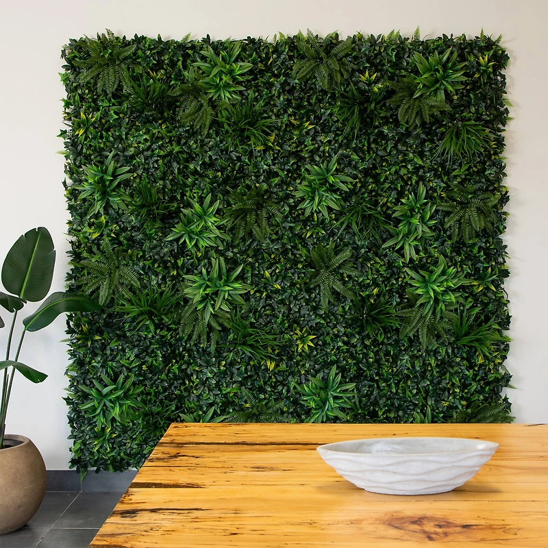 40" Andean Cloud Forest Artificial Living Wall Panel