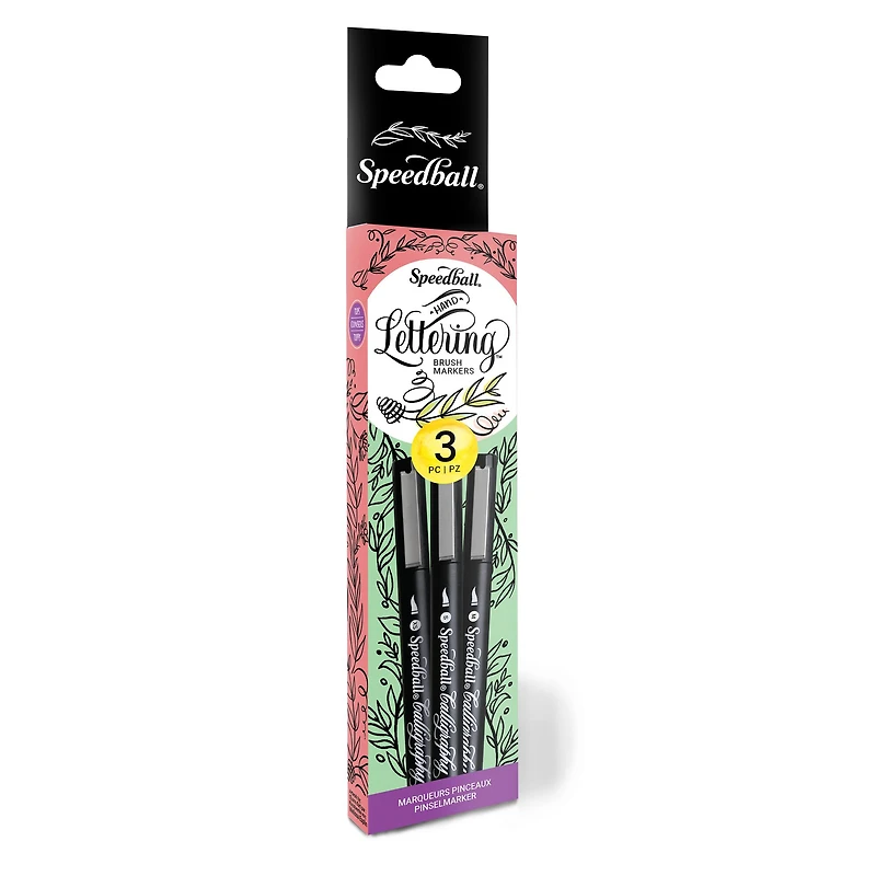 Speedball® Hand Lettering Brush Marker Set