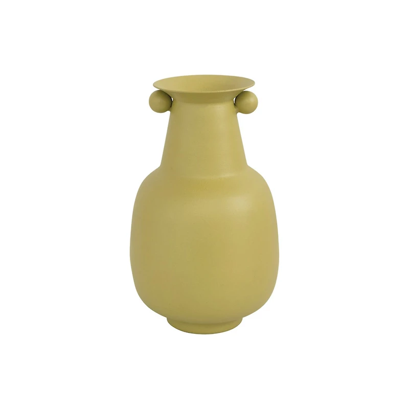 Hello Honey® 8'' Textured Metal Vase with Orbs