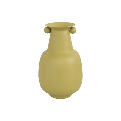 Hello Honey® 8'' Textured Metal Vase with Orbs