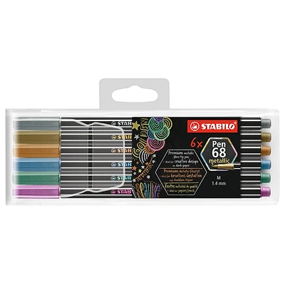 Stabilo® Pen 68 Metallic Color Multiliner Set
