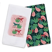 Tropical Cheetahs Hand Towel Set