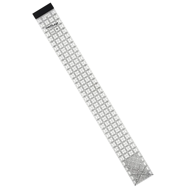 OmniEdge Rectangle Quilting Ruler With Removable Lip, 4" x 36"