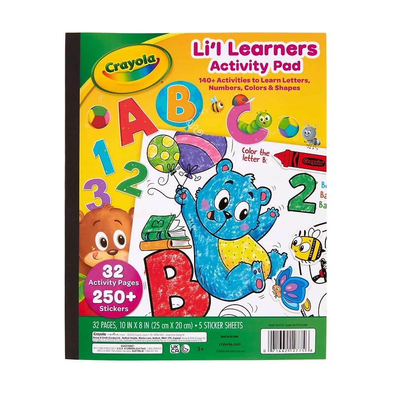 Crayola® Li'l Learners Activity Pad