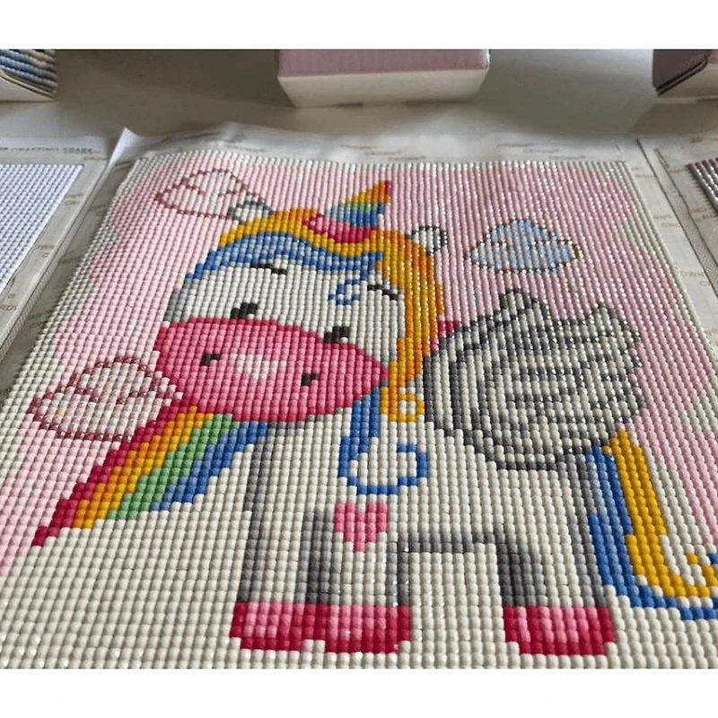 Crafting Spark Rainbow Unicorn Diamond Painting Kit