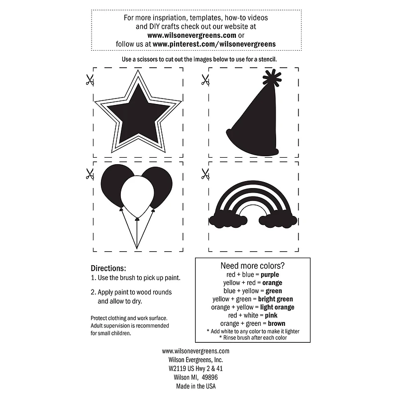 Wilson® Enterprises Wood Paint Set