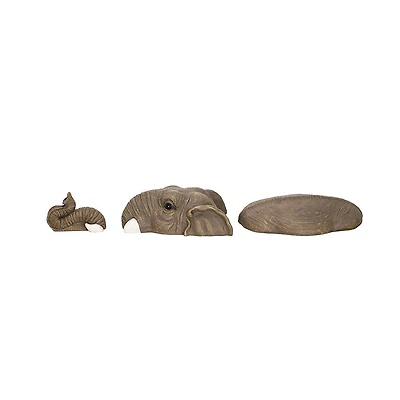 Design Toscano 28" In For a Swim Elephant Lawn Sculpture