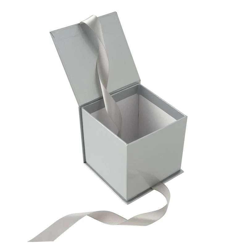 Small Silver Ribbon Box by Celebrate It™