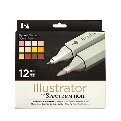 Spectrum Noir™ Illustrator Figure Dual-Tip Brush Markers