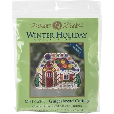 Mill Hill® Winter Holiday Gingerbread Cottage Counted Cross Stitch Kit