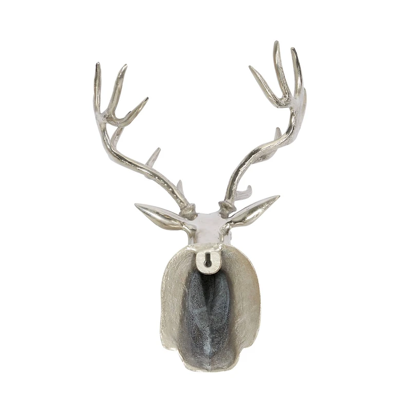 Silver Deer Aluminum Eclectic Wall Decor