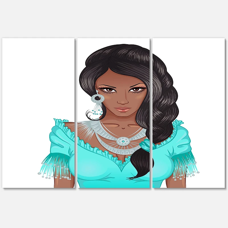 Designart - Portrait Of African American Woman XVI